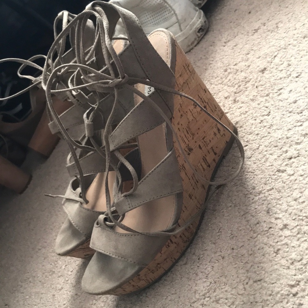Lace up Steve Madden wedges